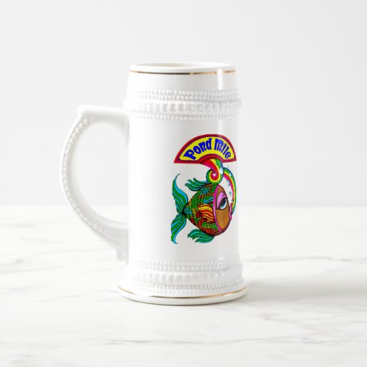 Pond Mile Logo Beer Stein Bierpul (Links)