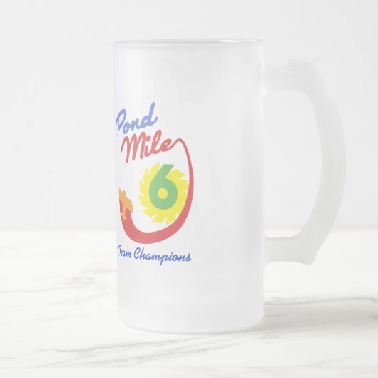 Pond Mile Team Champions Stein Matglas Bierpul (Rechts)