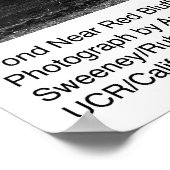 Pond Near Red Bluff van Ansel Adams Poster (Hoek)