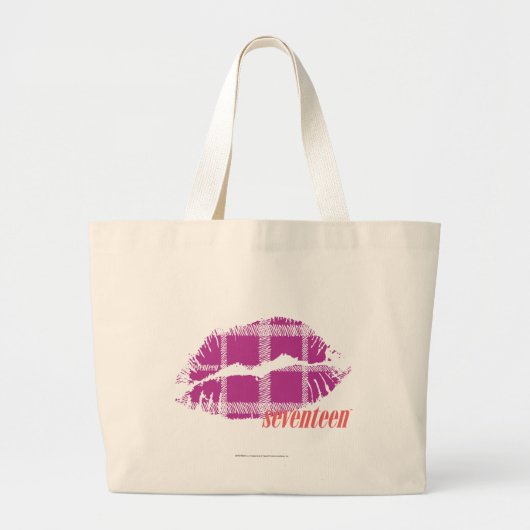 Pond Paars Grote Tote Bag (Voorkant)