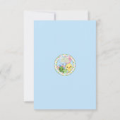 Pond Pals Duck Hartelijk dank Opmerking: 3,5 x5 in Bedankkaart (Achterkant)