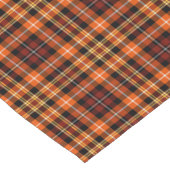 Pond patroon van bruine, Oranje en gele Herfst Korte Tafelloper (Hoek)