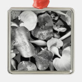 Pond Plant en zwart-wit Metalen Ornament (Voorkant)