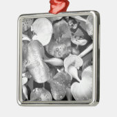 Pond Plant en zwart-wit Metalen Ornament (Links)