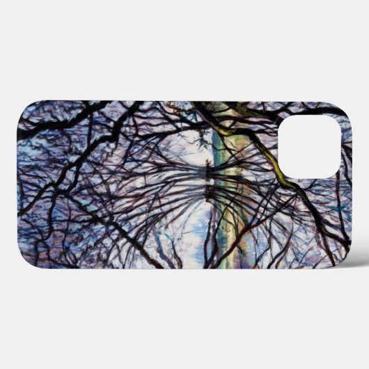 Pond Reflecties 2009 Case-Mate iPhone Case (Achterkant (horizontaal))