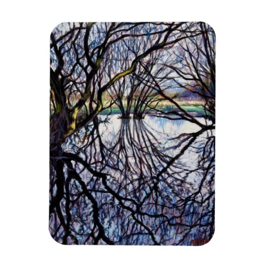 Pond Reflecties 2009 Magneet (Verticaal)