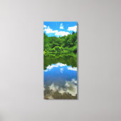 Pond Reflection Canvas Afdruk (Voorkant)