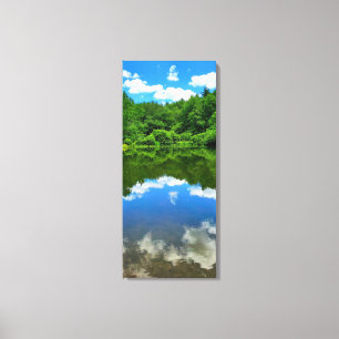 Pond Reflection Canvas Afdruk