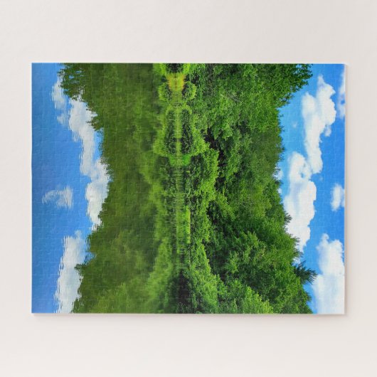 Pond Reflection Legpuzzel (Horizontaal)