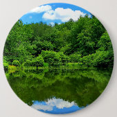 Pond Reflection Ronde Button 6,0 Cm (Voorkant)