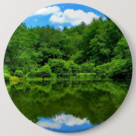 Pond Reflection Ronde Button 6,0 Cm (Voorkant)
