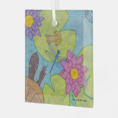 Pond Scene - Glas Ornament (Voorkant links)