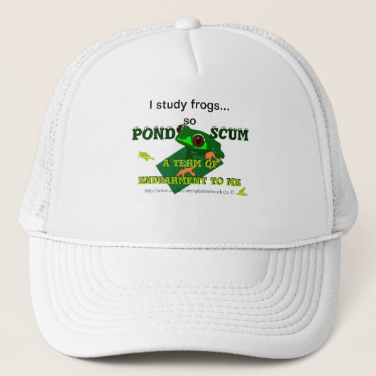 Pond Scum is voor mij een vorm van Endearment! Trucker Pet (Voorkant)