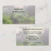 Pond Services Visitekaartje (Voorkant / Achterkant)