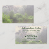 Pond Services Visitekaartje (Voorkant / Achterkant)