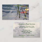 Pond Services Visitekaartje (Voorkant / Achterkant)