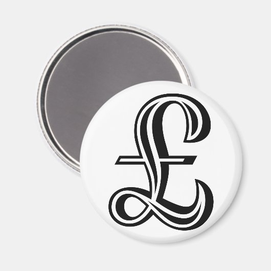 Pond Sign - Zwart Magneet (Voorkant / Achterkant)