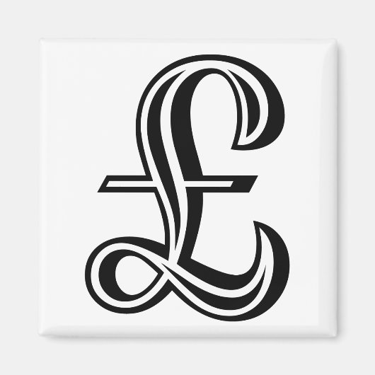 Pond Sign - Zwart Magneet (Voorkant)