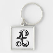 Pond Sign - Zwart Sleutelhanger (Voorkant)