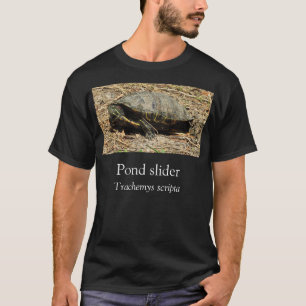 Pond Slider Schildpad Zwart T-shirt