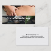 Pond Stones | Sessie voor back-massage Visitekaartje (Voorkant / Achterkant)