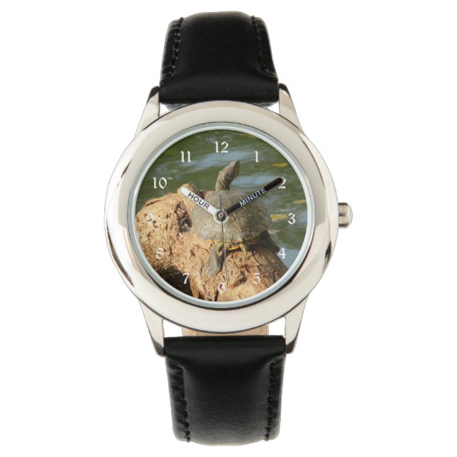 Pond Turtle Horloge (Voorkant)
