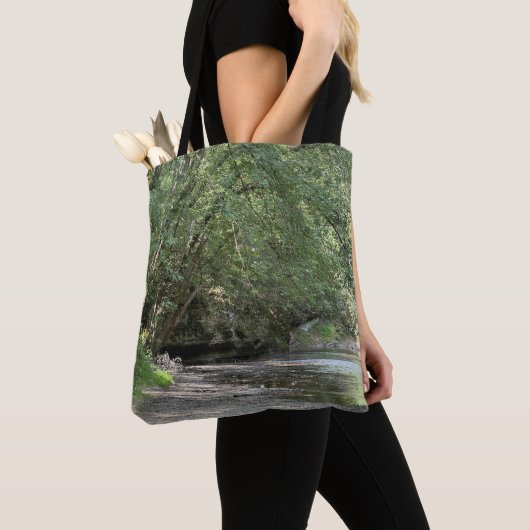 Pond under the Trees Tote Bag (Dichtbij)