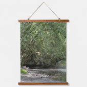 Pond under the Trees Wood Topped Tapestry Hangend Wandkleed (Voorkant)