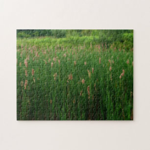 Pond van fluffy Cattails Orton-effect Legpuzzel