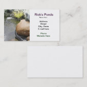 Pond Visitekaartje (Voorkant / Achterkant)