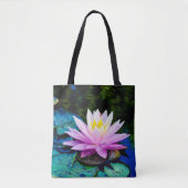 Pond Waterlily Canvas tas (Voorkant)