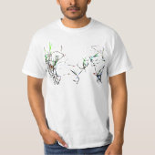 Pond Weeds Natuur Abstract T-shirt (Voorkant)