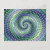 Pondering - Fractal Briefkaart (Voorkant)