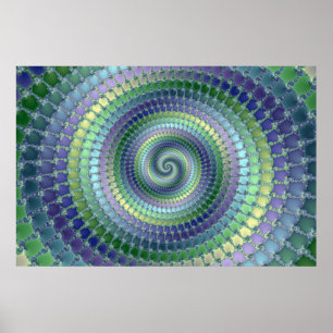 Pondering - Fractal Poster