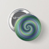 Pondering - Fractal Ronde Button 5,7 Cm (Voorkant /achterkant)