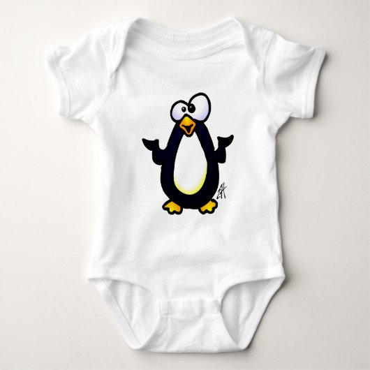 Pondering Penguin Romper (Voorkant)