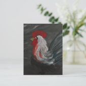 Pondering Rooster Briefkaart (Staand voorkant)
