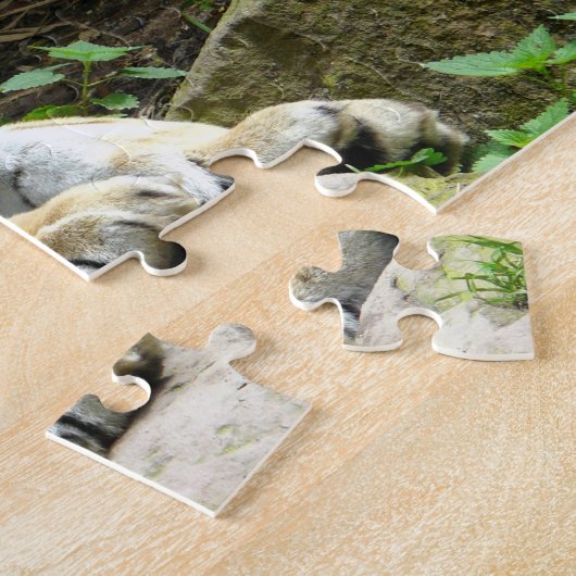 Pondering Tiger Puzzle Legpuzzel (Zijkant)