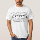 Ponderize T-Shirt (Voorkant)
