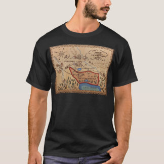 Ponderosa Map - Bonanza Poster T-shirt