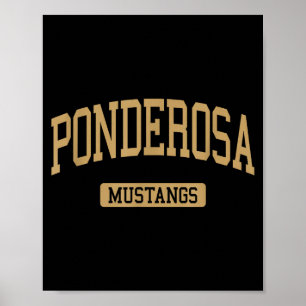 Ponderosa middelbare school hs parker co varsity s poster
