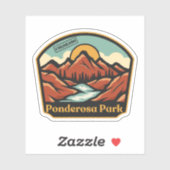 Ponderosa Park, Colorado Sticker (Vel)