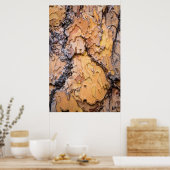 Ponderosa pijnboomschors, Washington Poster (Keuken)