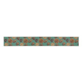 Ponderosa Pine Cone Ribbon Grosgrain Lint (Voorkant)