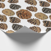 Ponderosa Pine Cone Wrapping Paper Cadeaupapier (Hoek)