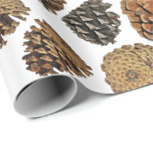 Ponderosa Pine Cone Wrapping Paper Cadeaupapier (Rol Hoek)