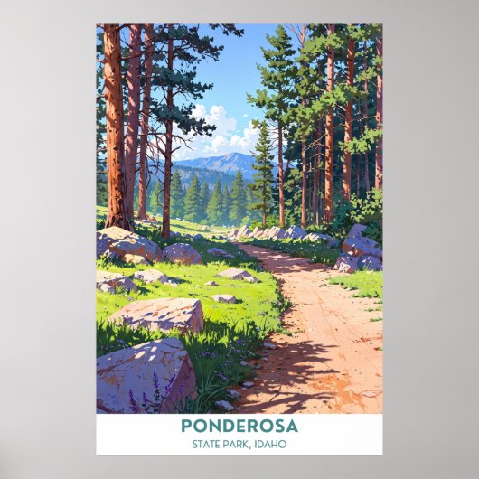 Ponderosa State Park, Idaho Poster (Voorkant)
