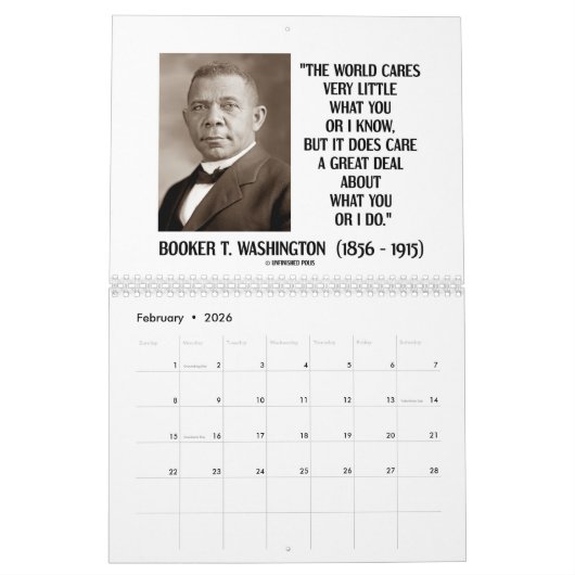 Ponderous Philosophical Quottes by Unfinal Polis Kalender (Feb 2026)