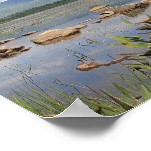 Pondicherry Mountain Uitzicht Inspirerend Poster (Hoek)