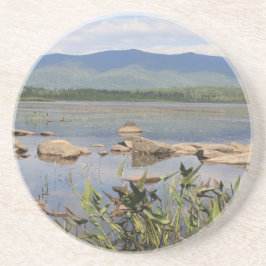 Pondicherry Uitzicht Sandstone Onderzetter